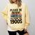 Please Be Patient I'm From The 1900s Retro Computer Comfort Colors Sweatshirt Blue Spruce