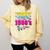 Please Be Patient With Me I'm From The 1900s Retro Vibes Premium Comfort Colors Sweatshirt Blue Spruce