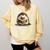 Porcupine Reading Book Hedgehog Book Lover Comfort Colors Sweatshirt Blue Spruce