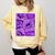 Purple Comic Book Purple Color Graphic Comfort Colors Sweatshirt Blue Spruce