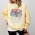 Rather Be Reading Book Lover Stack Comfort Colors Sweatshirt Blue Spruce
