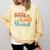 Read Books Be Kind Stay Weird Retro Bookworm Book Lover Comfort Colors Sweatshirt Blue Spruce