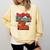 Read Books Lift Weights Fight Fascists Reading No Kings Comfort Colors Sweatshirt Blue Spruce