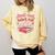 Read Your Heart Out Teacher Valentines Day Book Lover Comfort Colors Sweatshirt Blue Spruce