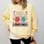 Reading Book Lover School Librarian Hooray It's Library Day Comfort Colors Sweatshirt Blue Spruce