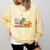 Reading Books Librarian Reader Nerd I'm Ok Teacher Comfort Colors Sweatshirt Blue Spruce