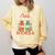 Reading Gnomes Cute Easily Distracted By Books And Gnomes Comfort Colors Sweatshirt Blue Spruce