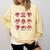 Reading Heart Book Valentines Day Teacher Women Girl Comfort Colors Sweatshirt Blue Spruce