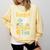 Reading Hobby Bookshelves Library Fueled By Books And Tea Comfort Colors Sweatshirt Blue Spruce