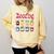 Reading Is My Jam Teacher Student Book Lovers Comfort Colors Sweatshirt Blue Spruce
