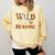 Reading Lover Wild About Reading Reading Books And Bookworm Comfort Colors Sweatshirt Blue Spruce