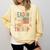 Reading Is My Therapy Book Lover Comfort Colors Sweatshirt Blue Spruce