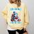 Reading Is Snow Much Fun Christmas Xmas Book Reading Comfort Colors Sweatshirt Blue Spruce