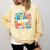 Reads Across Tee America Books Reader Reading Teacher Comfort Colors Sweatshirt Blue Spruce