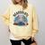Readsolotl Book Lover Reading Axolotl Kids Reader Comfort Colors Sweatshirt Blue Spruce