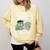 Real Zombies Read Books Zombie Comfort Colors Sweatshirt Blue Spruce