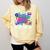 Retro 80s Style 90s Pop Fashion Nostalgia Eighties Music Comfort Colors Sweatshirt Blue Spruce