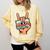 Retro Cassette Tape For 80s & 90s Nostalgia Comfort Colors Sweatshirt Blue Spruce