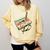 Retro Cassette Tape & Pencil Rewind Nostalgia Party 80s 90s Premium Comfort Colors Sweatshirt Blue Spruce
