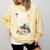 Retro Just A Girl Who Love Dogs Books And Coffee Bookworm Comfort Colors Sweatshirt Blue Spruce