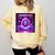 Retro Nostalgia Vaporwave- Error 404 Comfort Colors Sweatshirt Blue Spruce