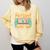 Retro Please Be Patient With Me I'm From The 1900s Old Gamer Comfort Colors Sweatshirt Blue Spruce