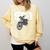 Retro Simme Moped Nostalgia Eastern Block Schwalbe Driver DDR Comfort Colors Sweatshirt Blue Spruce