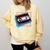 Retro VHS Vaporwave Video Cassette Nostalgia Geek Chic Comfort Colors Sweatshirt Blue Spruce