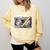 Rewind Cassette Tape Nostalgia 80s 90s Retro Music Lover Comfort Colors Sweatshirt Blue Spruce