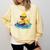 Rubber Duck Reading Book Swim Rubber Duckling Rubber Duckie Comfort Colors Sweatshirt Blue Spruce
