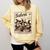 Salem Book Club Bookish Halloween Retro Salem Witch Book Comfort Colors Sweatshirt Blue Spruce