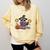 Salem Witch Book Club Bookish Halloween Raccoon Witchcraft Comfort Colors Sweatshirt Blue Spruce
