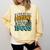 Saying Please Be Patient With Me I'm From The 1900s Premium Tri-Blend Comfort Colors Sweatshirt Blue Spruce
