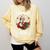 He Sees What You'Ve Been Reading Santa Book Lover Comfort Colors Sweatshirt Blue Spruce