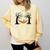 Skeleton Reading Book In Hammock Halloween Reader Comfort Colors Sweatshirt Blue Spruce