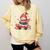 Snowman Reading Books Lovers Christmas Librarian Bookworm Comfort Colors Sweatshirt Blue Spruce
