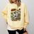 Softball Outfielder Best Traits Brave Retro Comic Book Art Premium Tri-Blend Comfort Colors Sweatshirt Blue Spruce