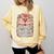 Sorry This Is a Date With My Book Valentine Comfort Colors Sweatshirt Blue Spruce