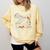 Splash Water Frutiger Aero Y2K Style Clownfish Comfort Colors Sweatshirt Blue Spruce
