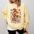 Squirrel Reading Book Lovers Fall Leaves Library Books Comfort Colors Sweatshirt Blue Spruce