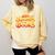 Sunshine & Books For Bookworm Summer Reading Comfort Colors Sweatshirt Blue Spruce
