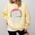 I Survived AP Lang Retro Book Graphic Comfort Colors Sweatshirt Blue Spruce