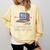 I Survived The Dial-Up Era Retro 90s Nostalgia Premium Tri-Blend Comfort Colors Sweatshirt Blue Spruce