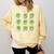 Teacher Reading Shamrock St Patrick’s Day Book Lover Kids Comfort Colors Sweatshirt Blue Spruce