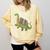 Teachersaurus Dinosaur Teachers Dino Reading Book Librarian Comfort Colors Sweatshirt Blue Spruce