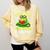 Toad-Ally 100 Days Smarter Frog Reading Book 100 School Day Comfort Colors Sweatshirt Blue Spruce Toad-Ally 100 Days Smarter Frog Reading Book 100 School Day Comfort Colors Sweatshirt Blue Spruce