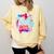 Totally 80's Colorful Retro 1980s Style Nostalgia Vibe Comfort Colors Sweatshirt Blue Spruce