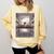 Totally Weird Tees Cat Library Book Reading Literary Comfort Colors Sweatshirt Blue Spruce
