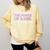 Never Underestimate Girl With A Book Women Inspiration Quote Comfort Colors Sweatshirt Blue Spruce