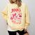 Valentines Book Lover Romance Books Are My Love Language Comfort Colors Sweatshirt Blue Spruce